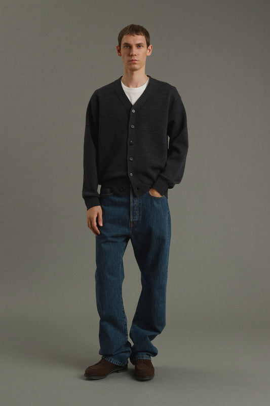 Jean Tom - Denim Bleu Délavé - Coton - Homme