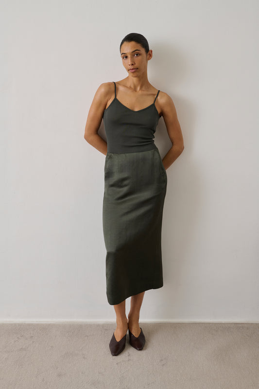 Débardeur Ila - Vert De Gris - Femme