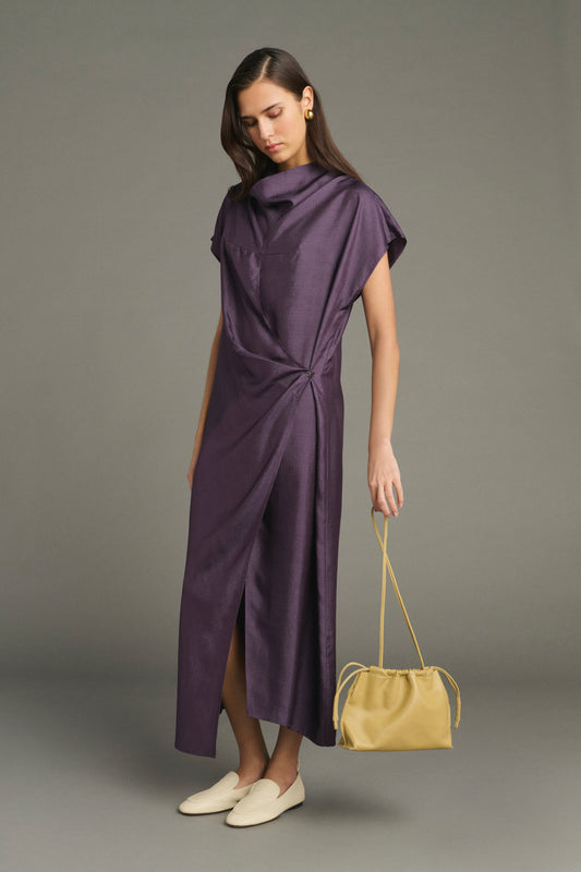Kleid Foggia - Violett - Seide - Damen