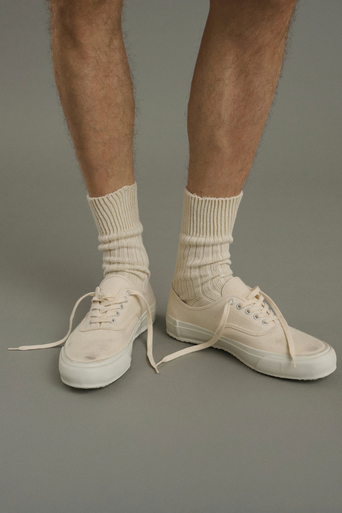 Chaussettes Barth - Écru - Coton - Homme