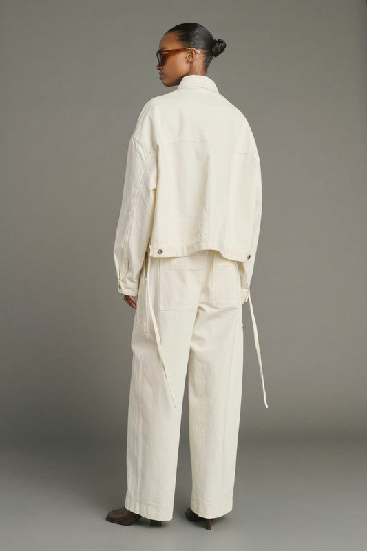Veste Lys - Écru - Coton - Femme