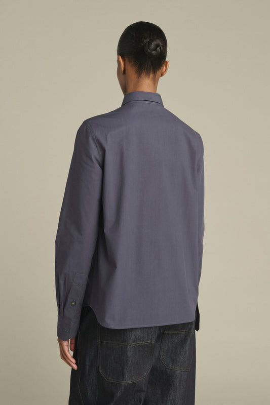 Chemise Lavinia - Bleu Nuit - Coton - Femme