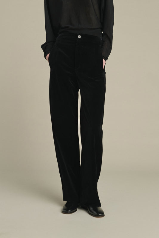 Pantalon Celestin - Noir - Coton - Femme