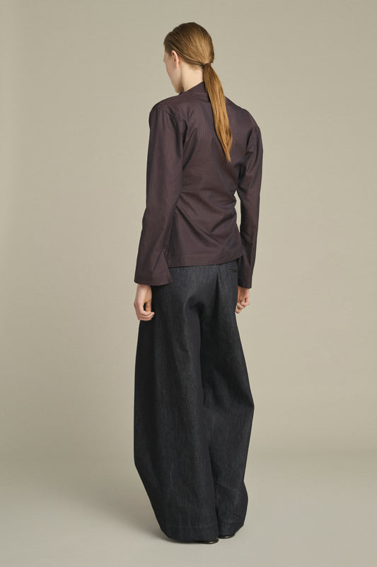 Bluse Lana - Feige/Braun - Baumwolle - Damen