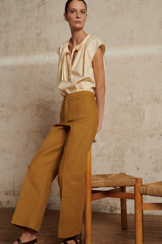 CHEMISE TANGER ECRUE