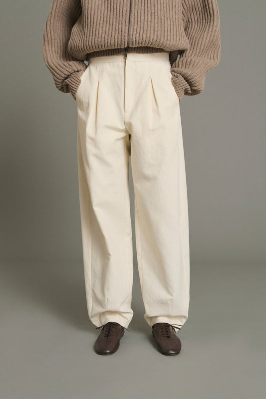 Hose Baptiste – Ecru – Baumwolle – Damen