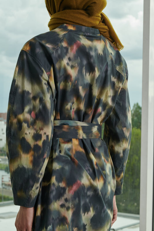 KLEID VEENA MULTICO ANTHRAZIT