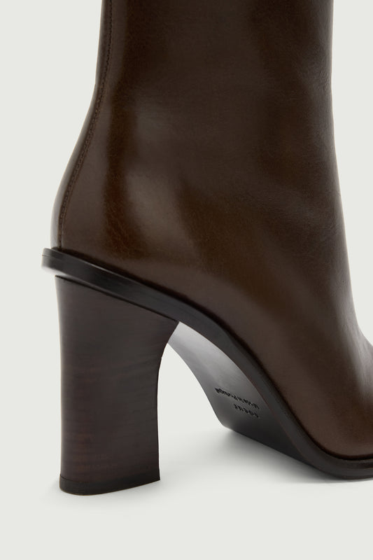 Stiefeletten Lollie - Dunkelbraun - Leder - Damen