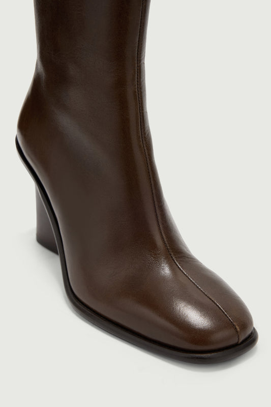 Stiefeletten Lollie - Dunkelbraun - Leder - Damen