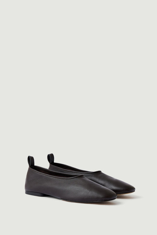 Ballerinas Bala - Ebenholz - Leder - Damen