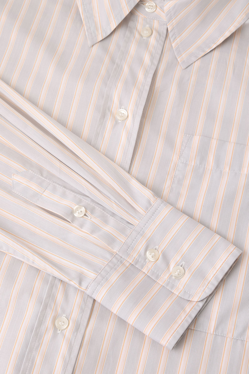 Hemd Carlotta - Orange/Grau - Baumwolle - Damen