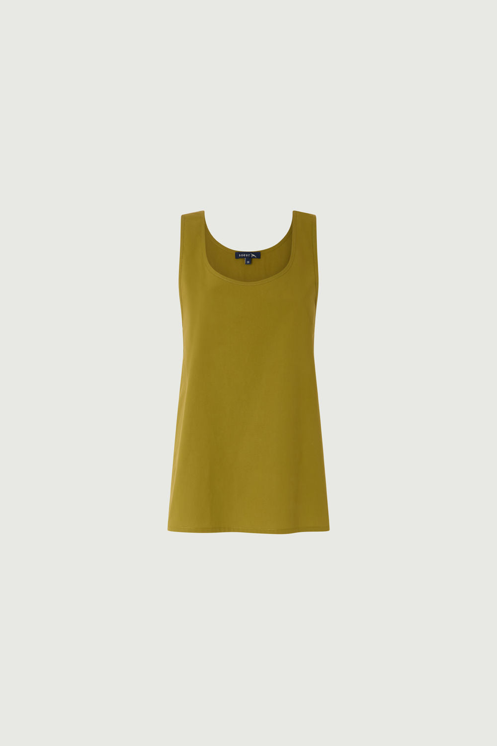 Kleid Ianni - Olivgrün Baumwolle Inklusive Unterhemd - Soeur