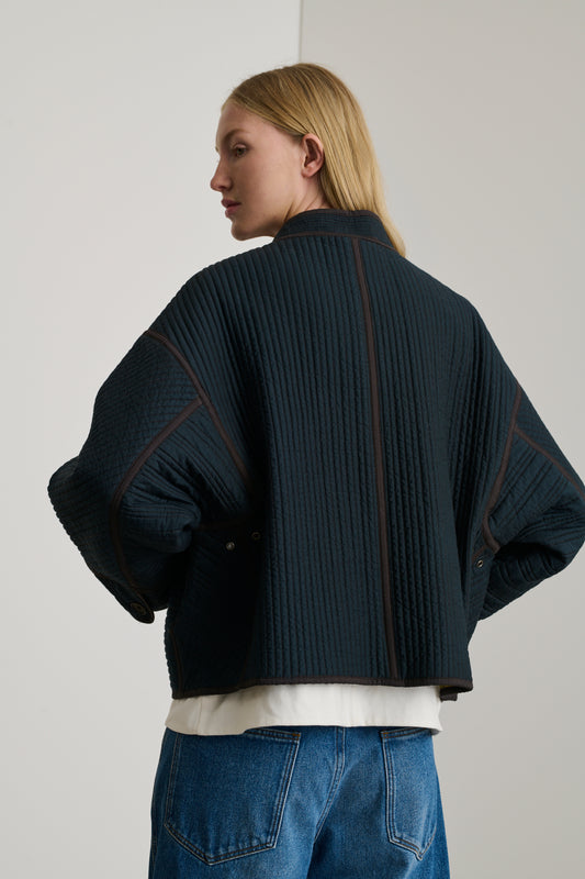 Veste Patchouli - Ardoise Foncée - Coton - Femme