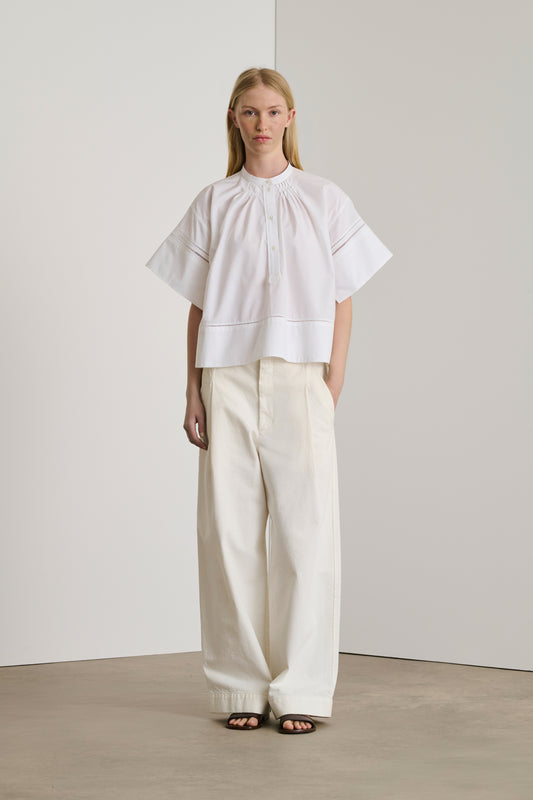 Blouse Dara - Blanc - Coton - Femme