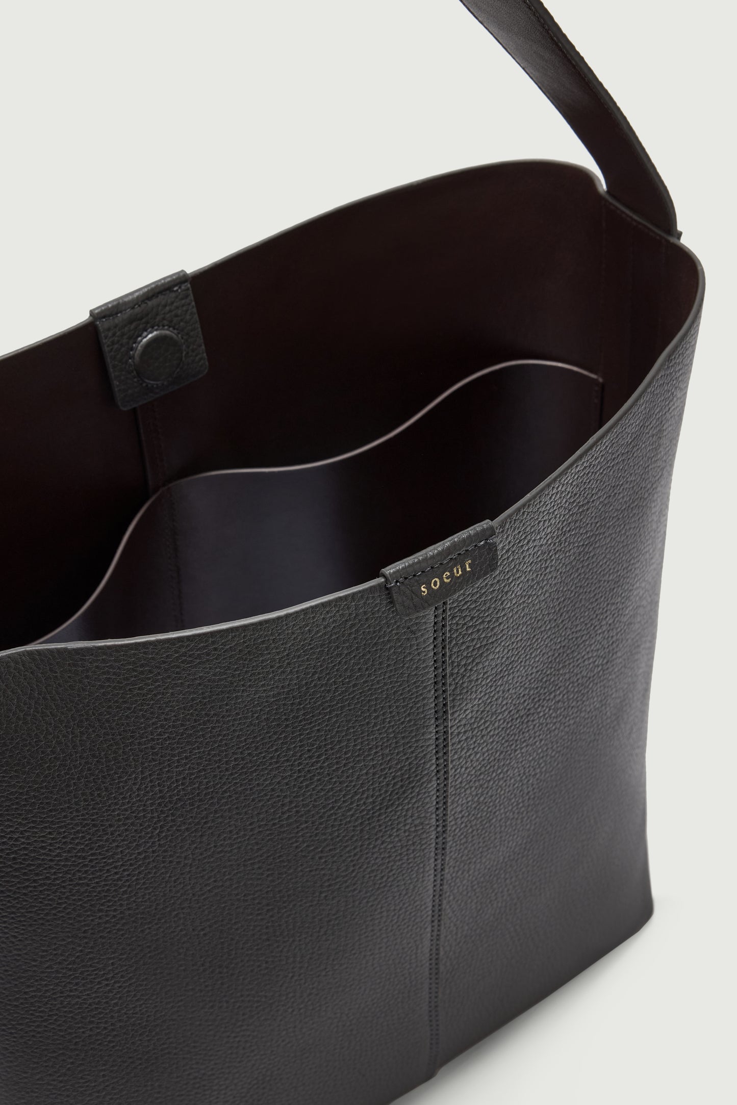 Tasche Saudade - Stahl - Leder - Damen
