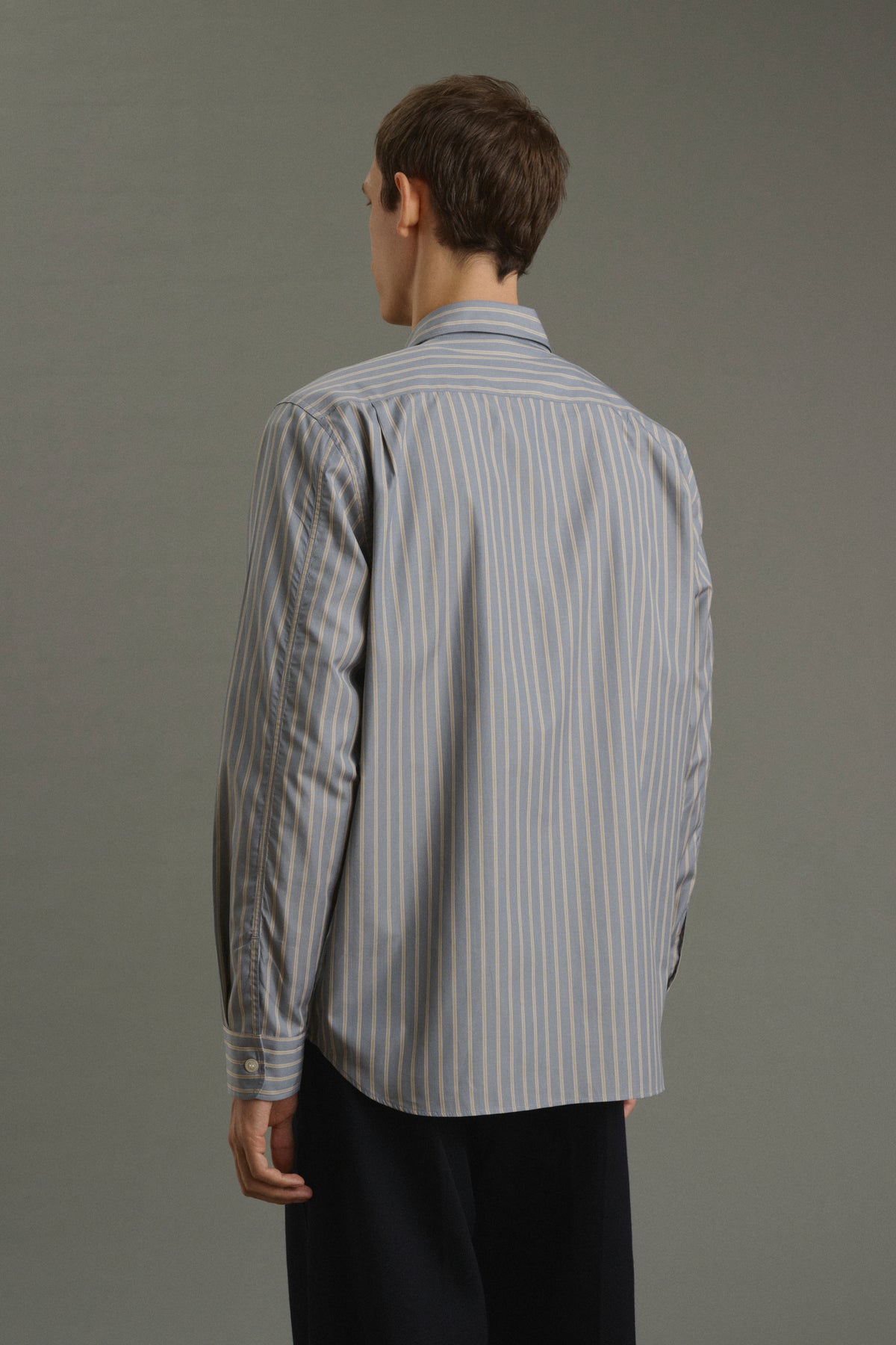 Shirt Glenn - Charcoal/Bronze - Cotton - Men