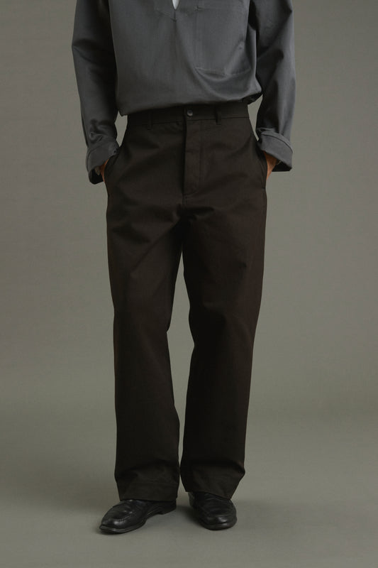 Pantalon Chet - Marron - Coton - Homme