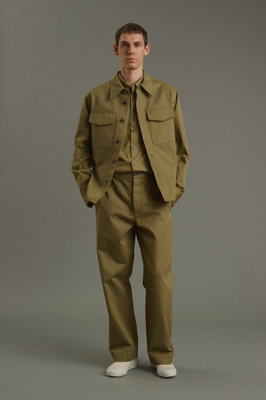 Chemise Tim - Beige - Coton - Homme