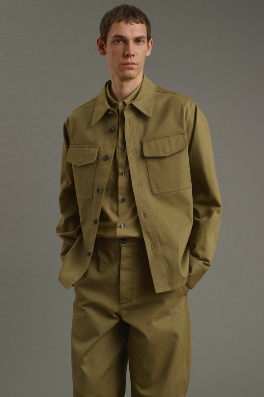 Chemise Tim - Beige - Coton - Homme