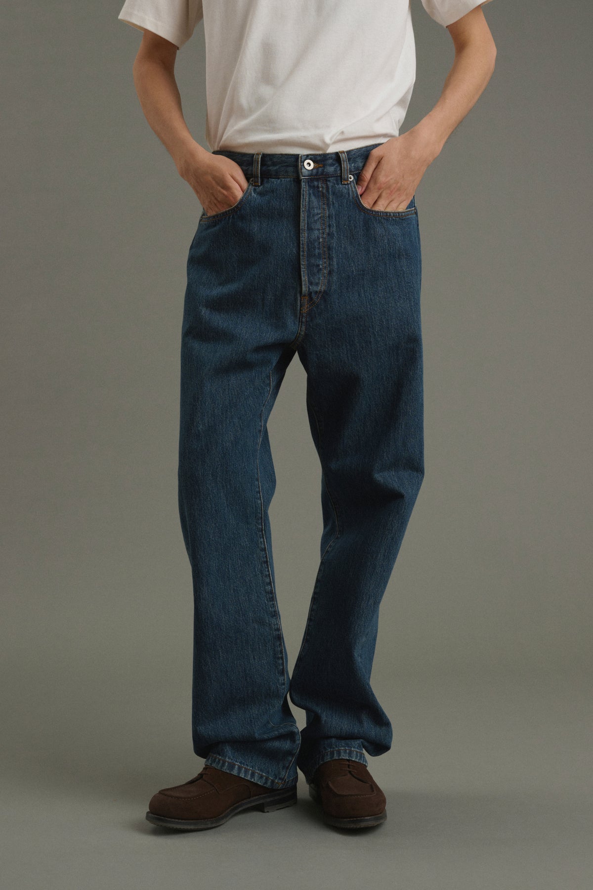 Jean Tom - Denim in verwaschenem Blau - Baumwolle - Herren