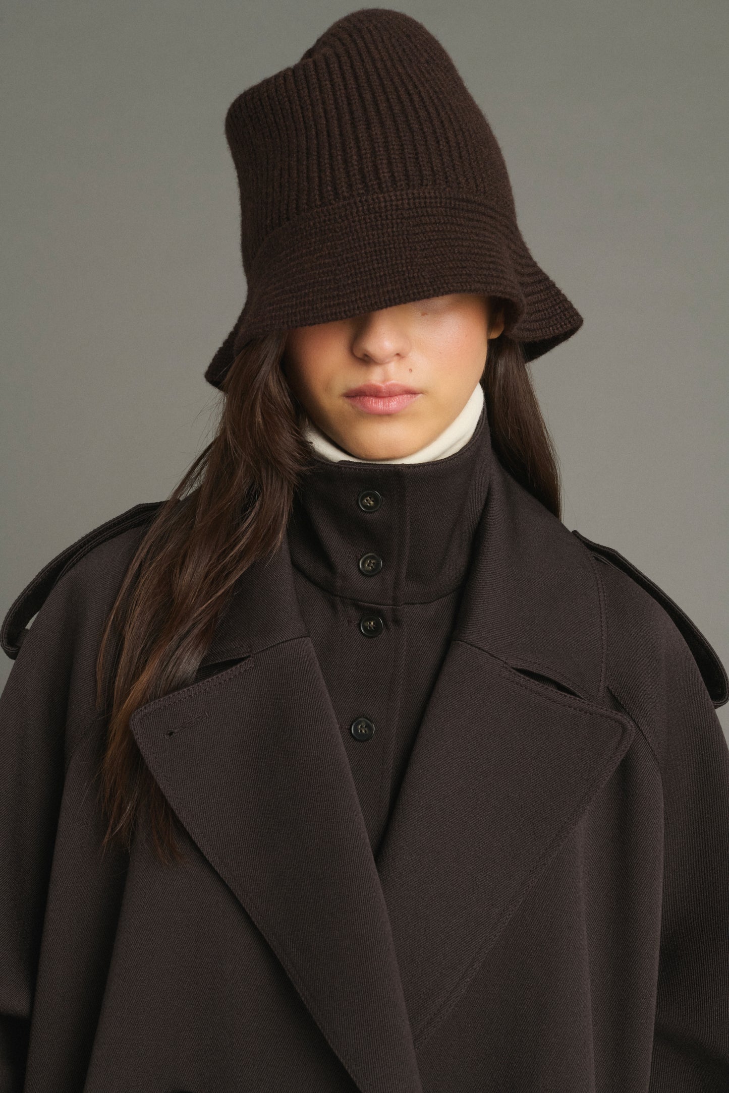 Chapeau Kendall - Marron Chiné - Laine - Femme