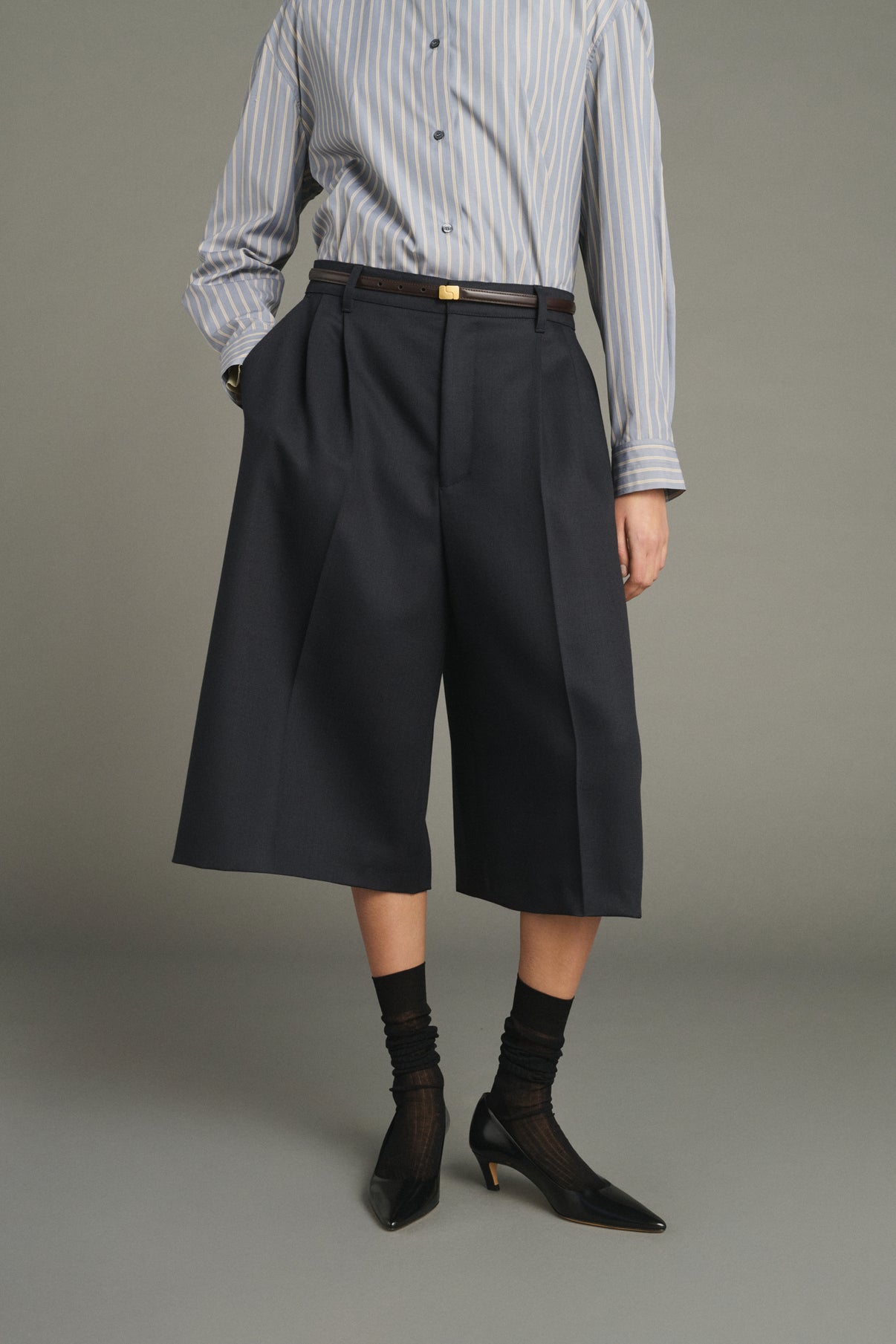 Bermuda Jude - Deep Navy - Laine - Femme vue 4