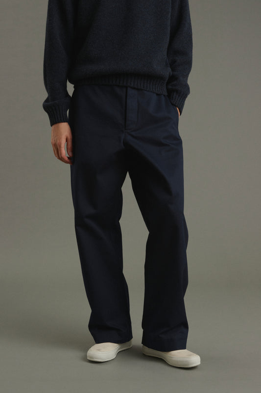 Pantalon Chet - Navy - Coton - Homme