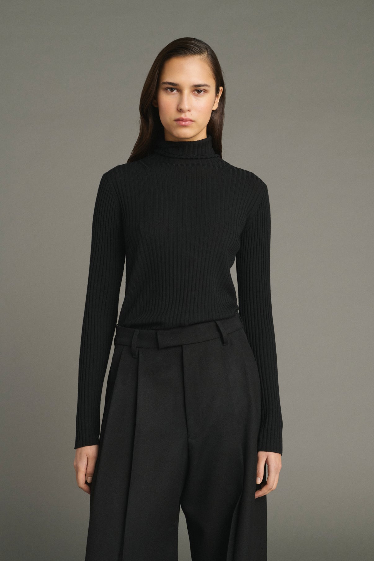 Pullover Filao - Schwarz - Merinowolle - Damen vue 3