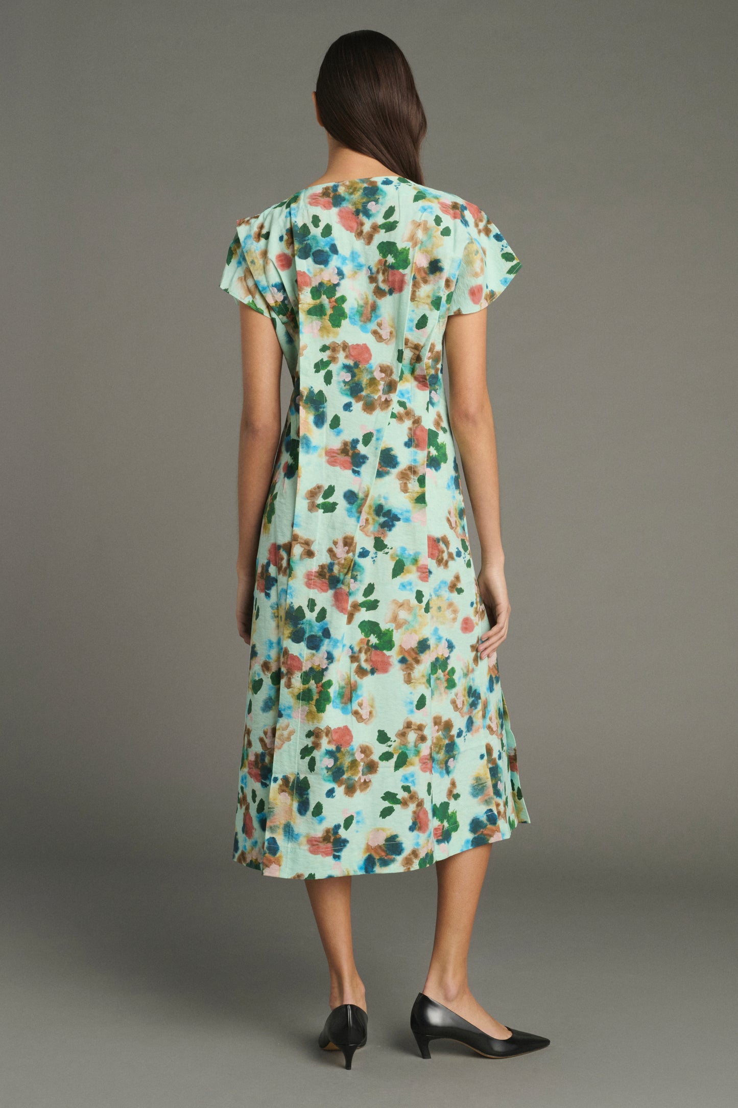 Robe Jade - Turquoise - Soie - Femme