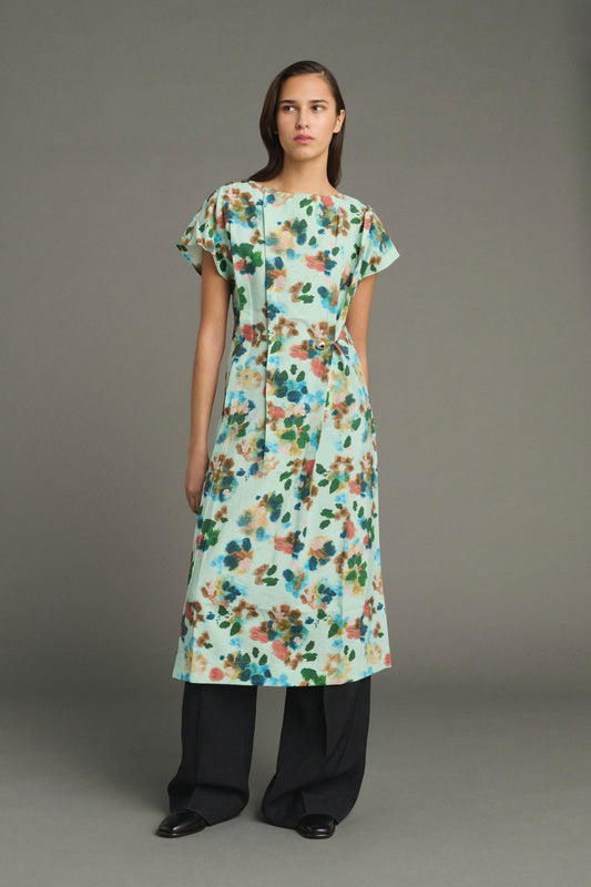 Kleid Jade - Türkis - Seide - Damen