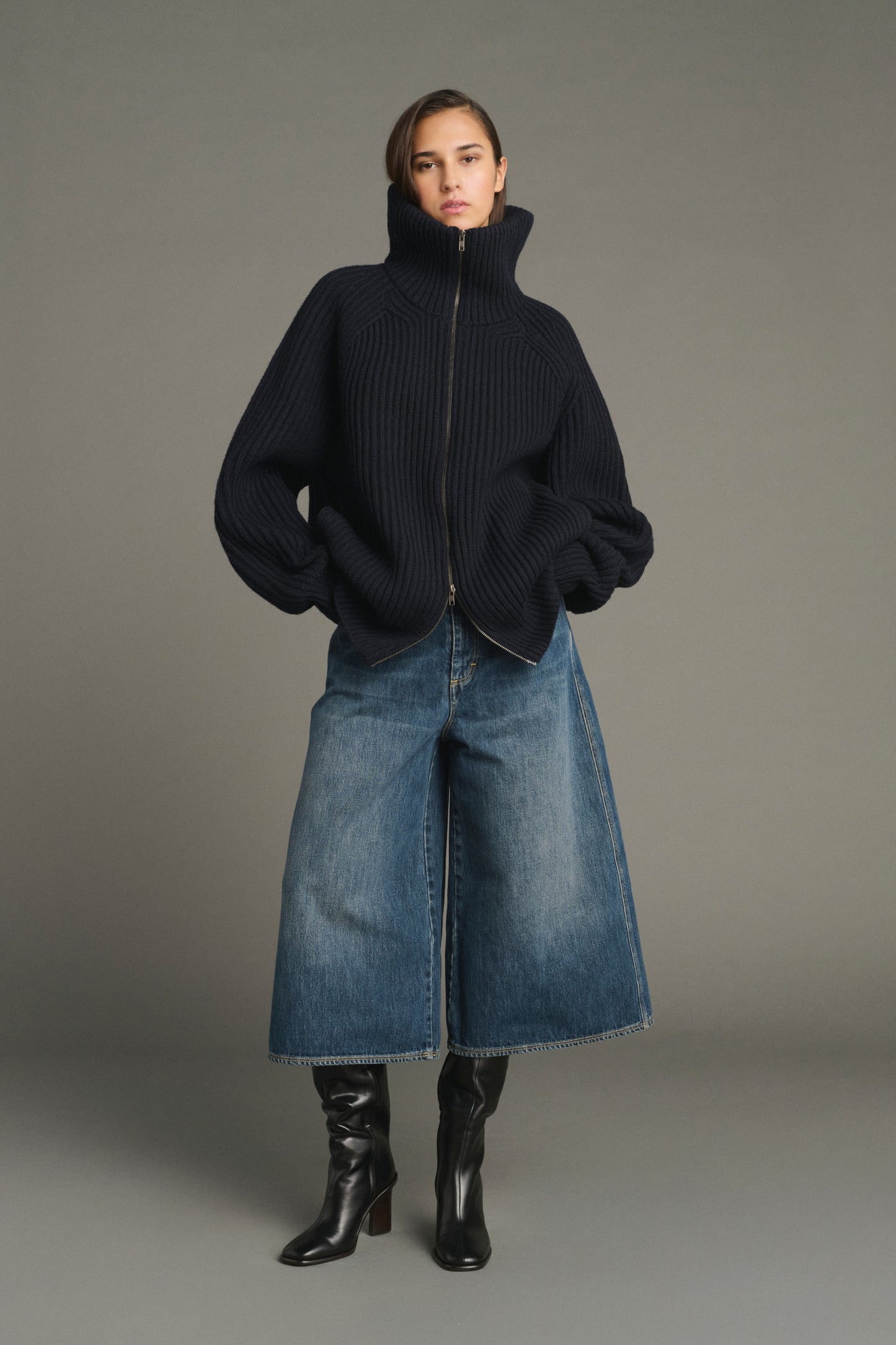Veste Jasper - Navy - Laine Mérinos - Femme