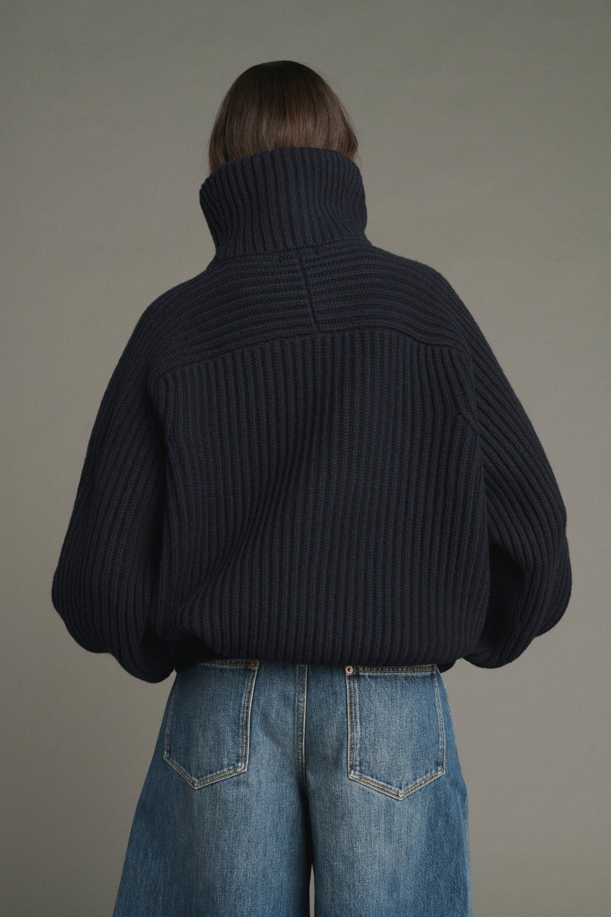 Veste Jasper - Navy - Laine Mérinos - Femme vue 4