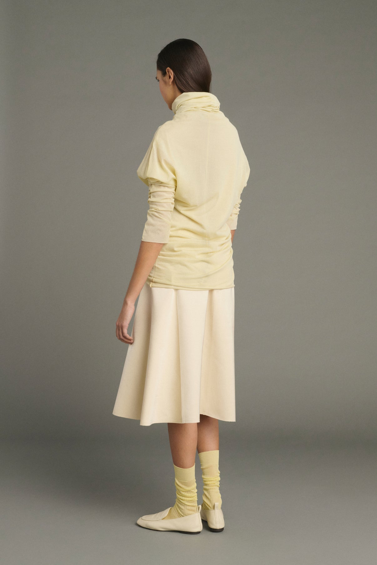 Tee-Shirt Lisia - Jaune Pâle - Coton - Femme vue 2