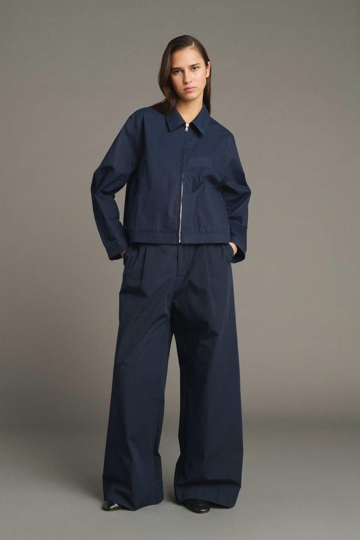 Veste Jared - Navy - Coton - Femme vue 1