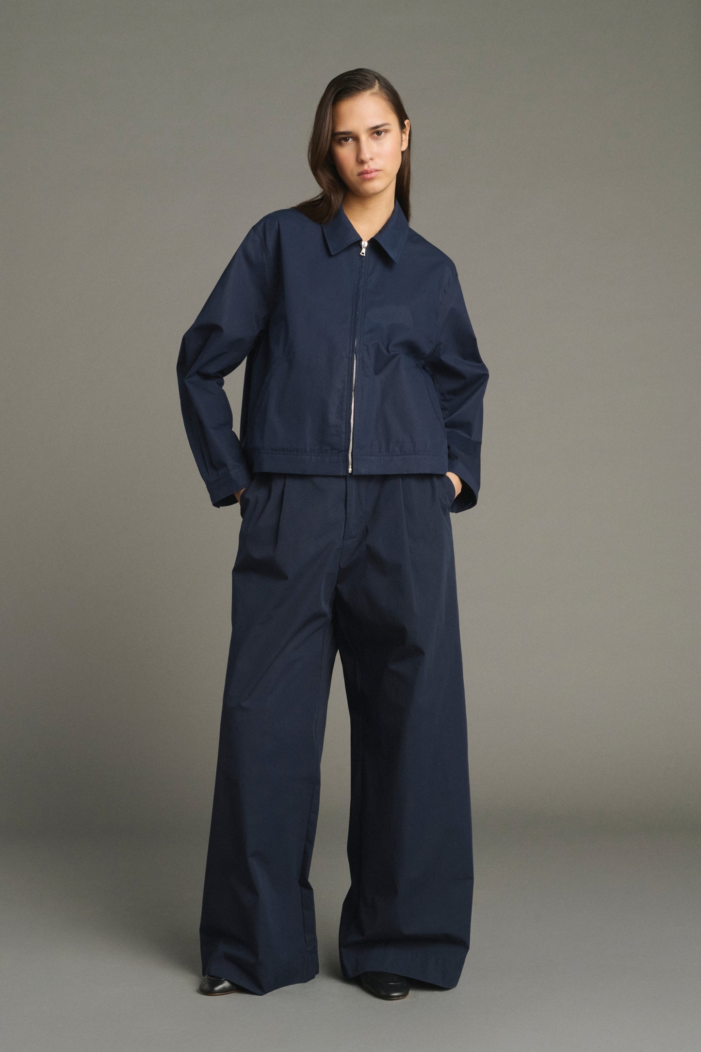 Veste Jared - Navy - Coton - Femme