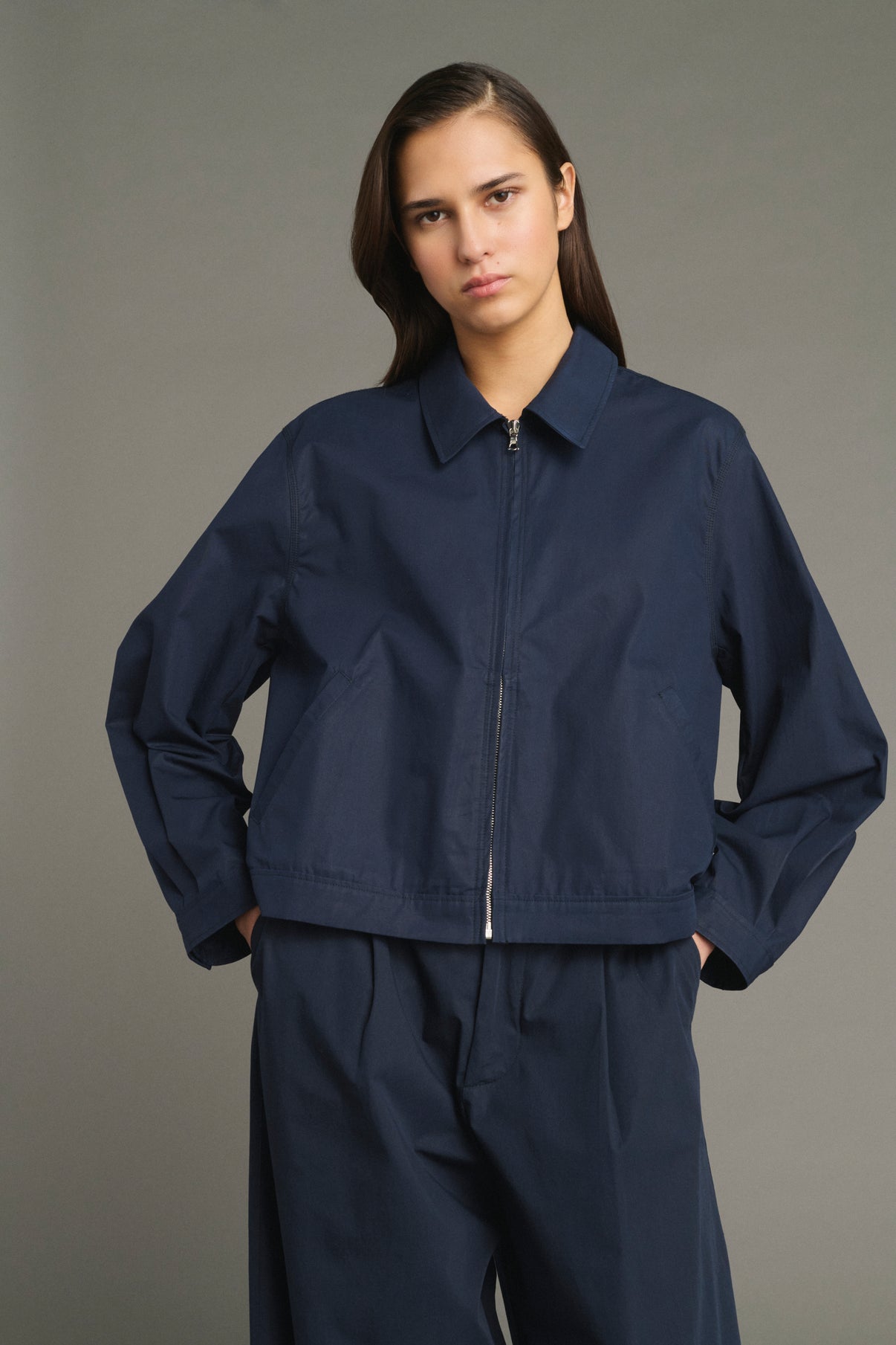Veste Jared - Navy - Coton - Femme vue 3