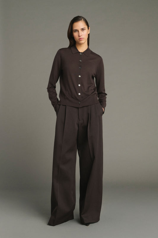 Hose Laumiere – Ebenholz – Wolle – Damen