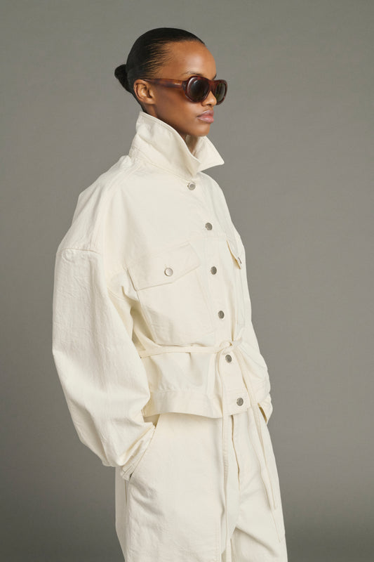 Veste Lys - Écru - Coton - Femme