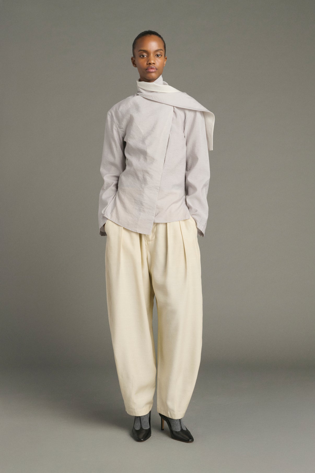 Blouse Leonore - Parma Grey - Women vue 1