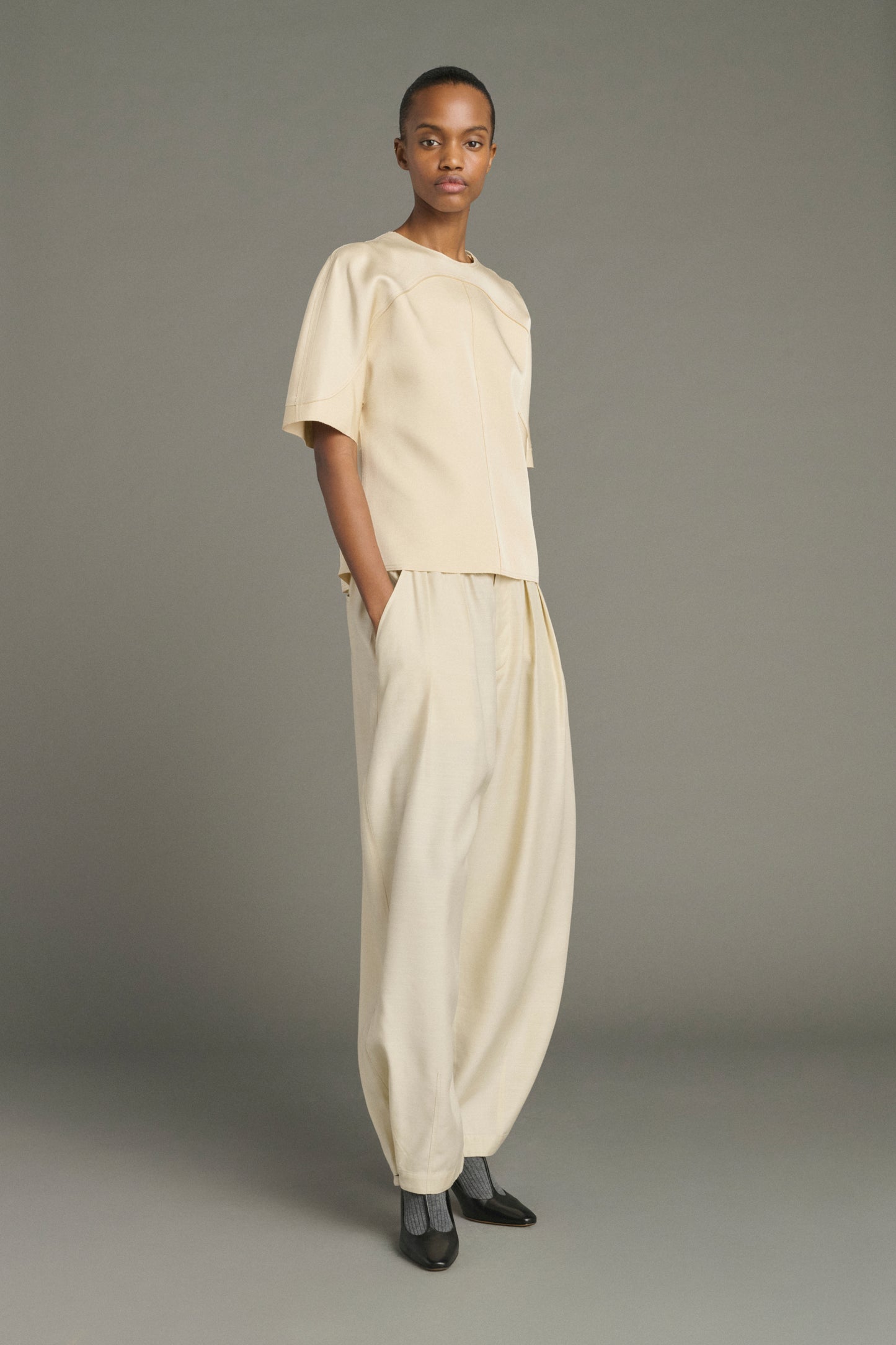 Pantalon Vernon - Écru - Femme