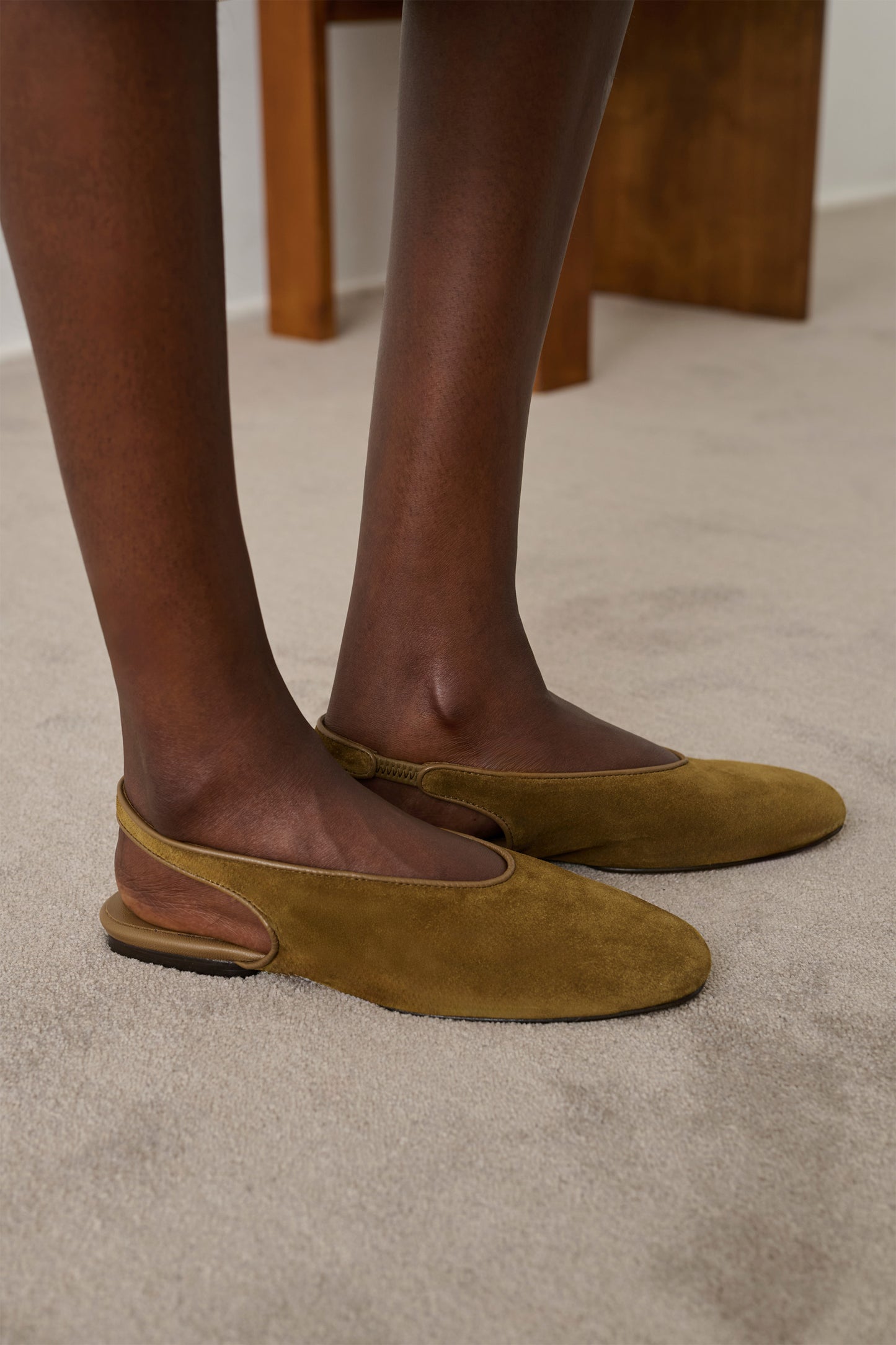 Slingbacks Emmett - Caramel - Cuir - Femme