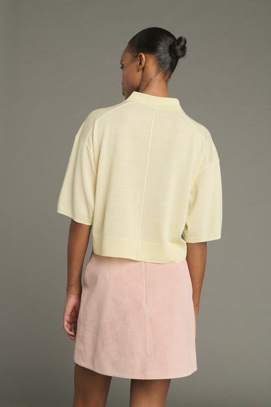 Jupe Inno - Vieux Rose - Cuir - Femme