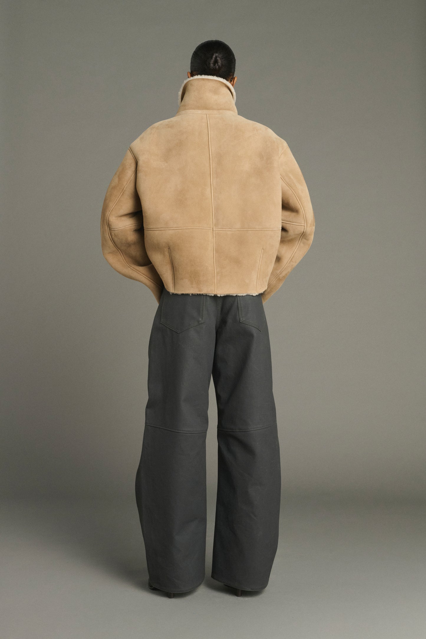 Manteau Kleber - Beige - Cuir - Femme