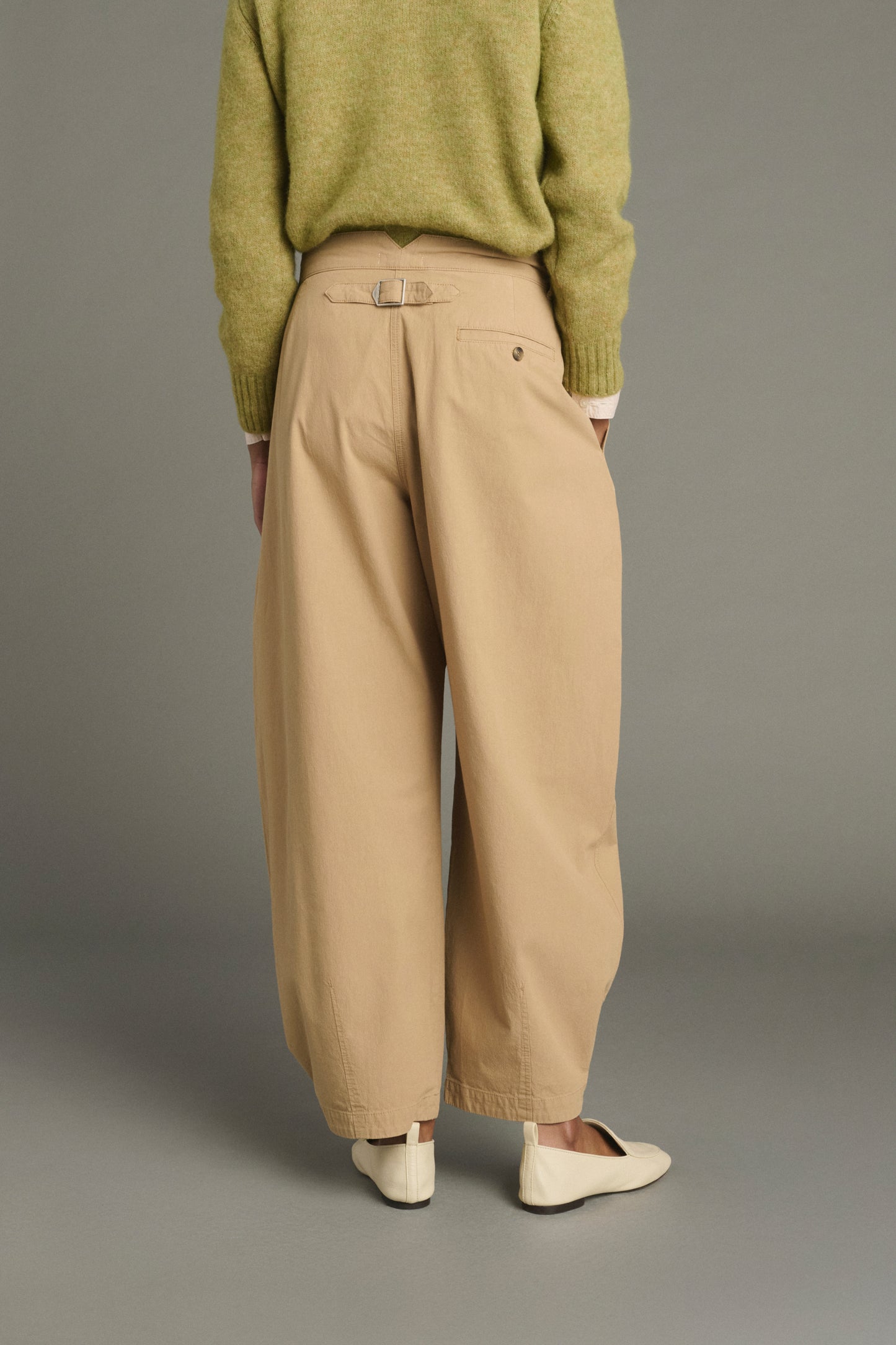 Hose Lambert – Beige – Baumwolle – Damen