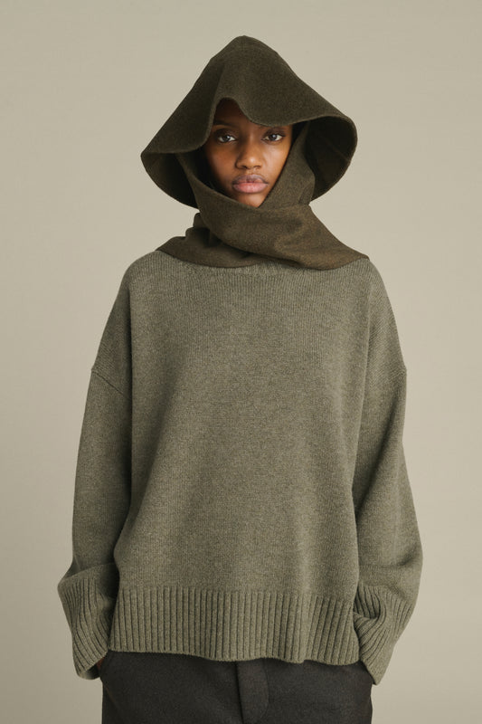 Hut Faron – Khaki Meliert – Wolle – Damen