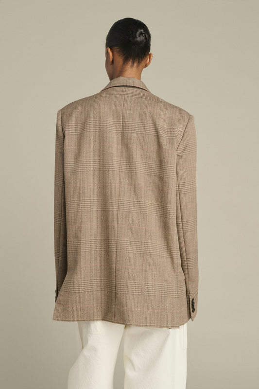 Jacke Hermosa - Braun/Beige - Wolle - Damen