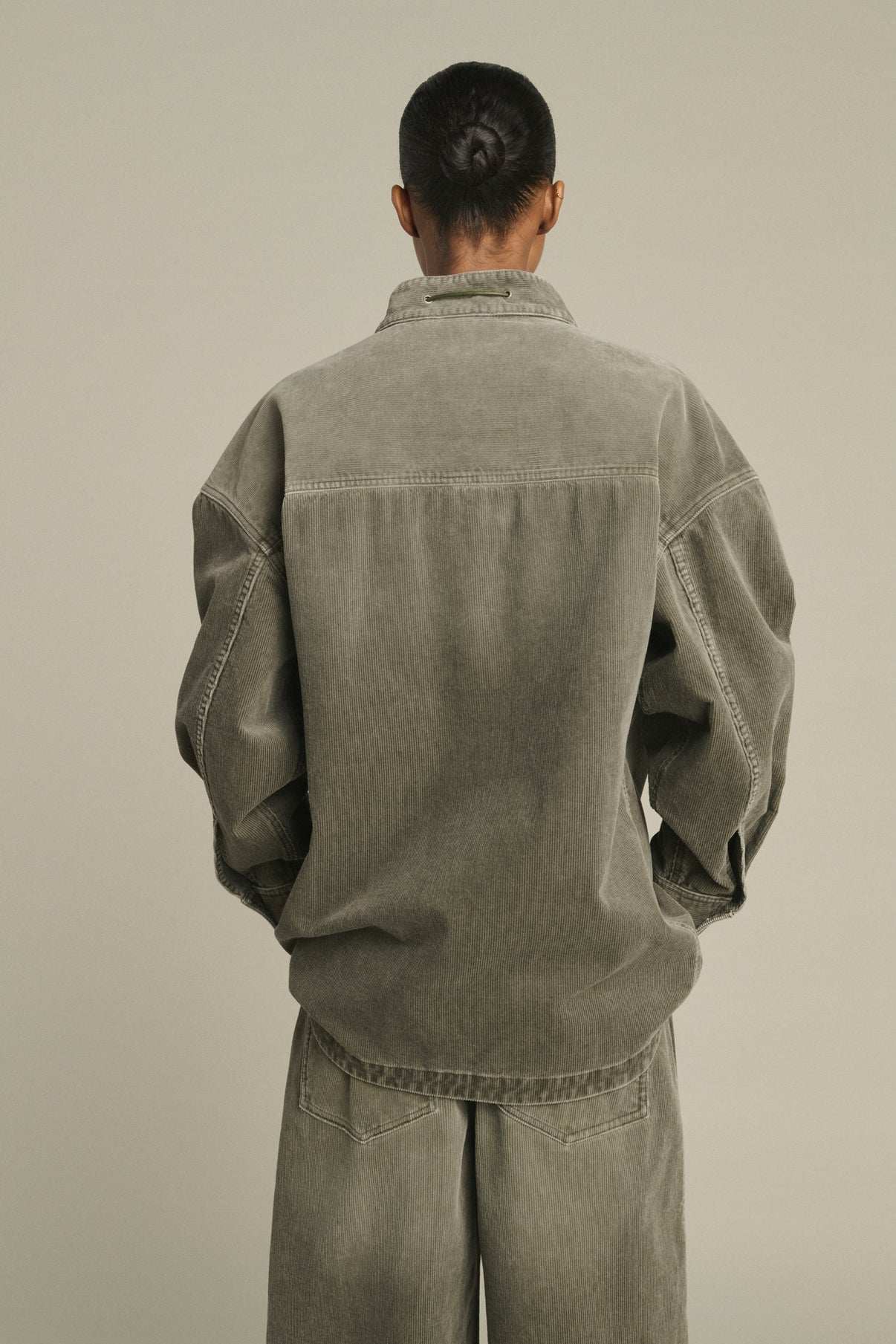 Hemd Lima – Grau – Baumwolle – Damen vue 2