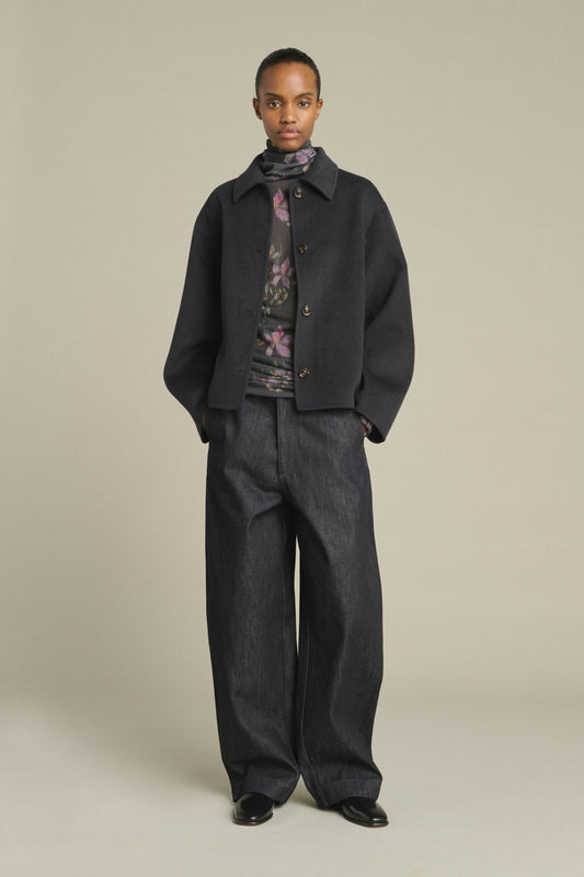 Manteau Gyoda - Charbon - Laine - Femme