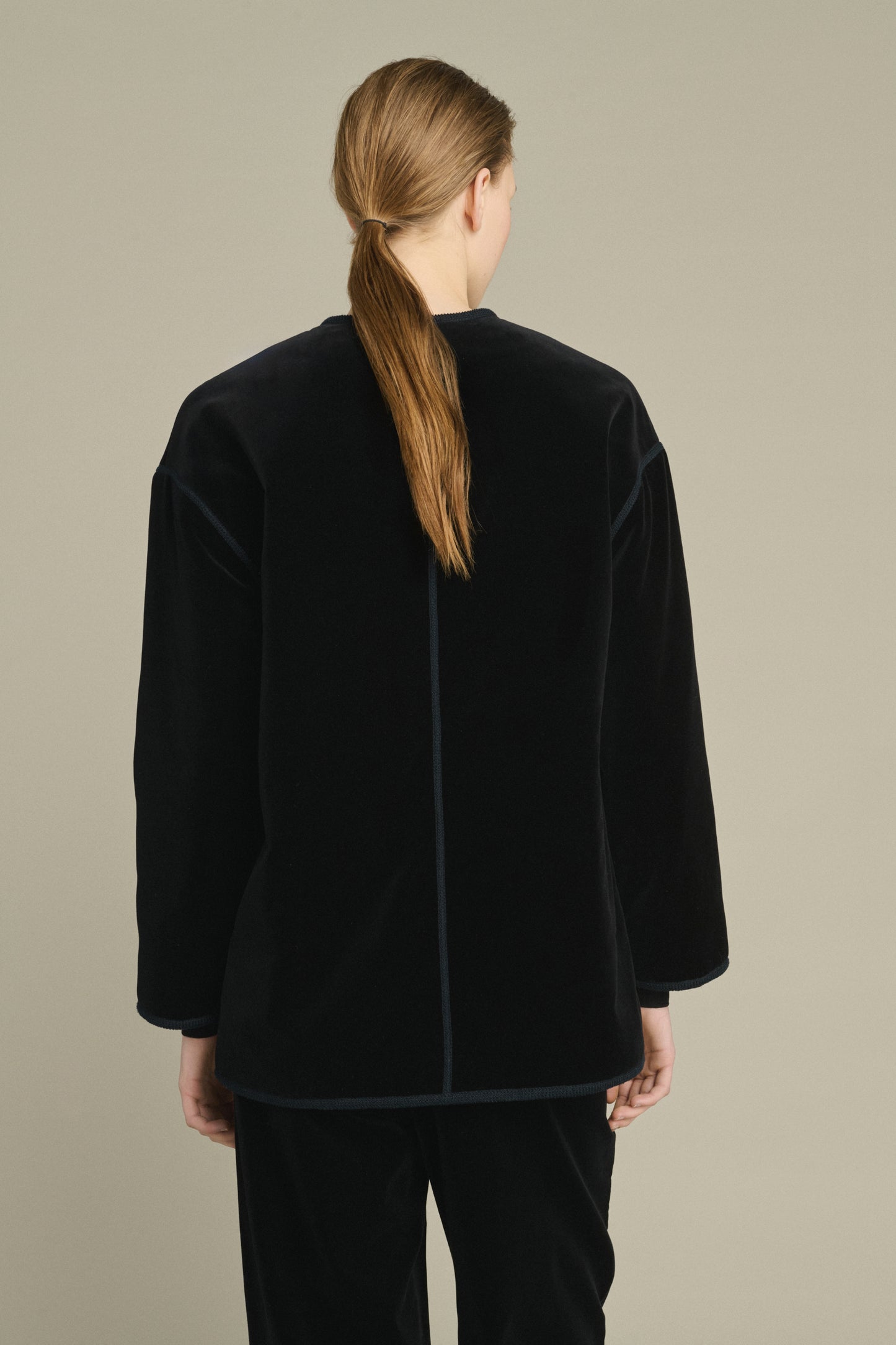 Jacke Lutetia – Schwarz – Baumwolle – Damen