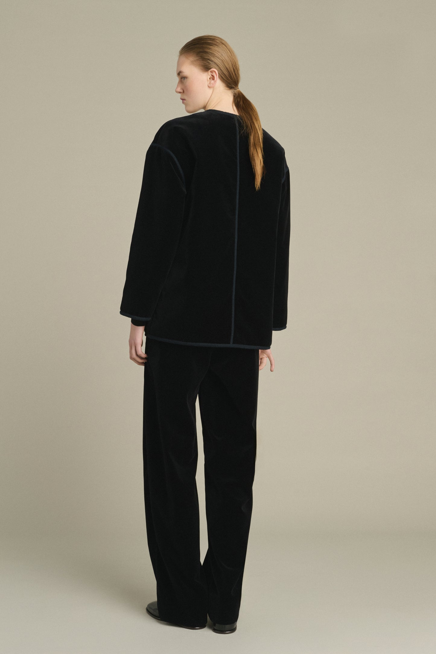 Jacke Lutetia – Schwarz – Baumwolle – Damen